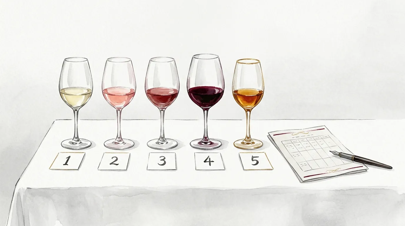 ブラインドテイスティング試験の様子