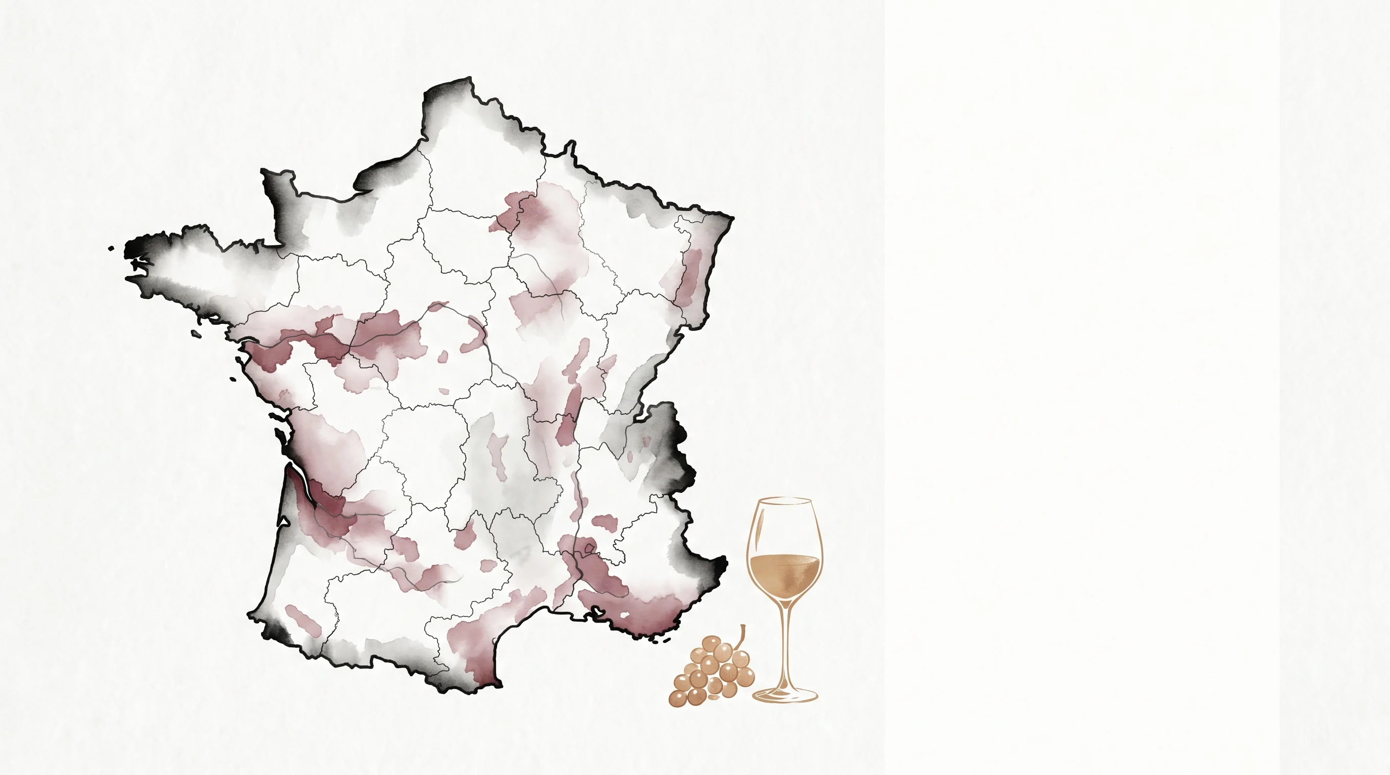 完全保存版】フランスワイン主要10地方AOC地図まとめ｜ソムリエ試験を